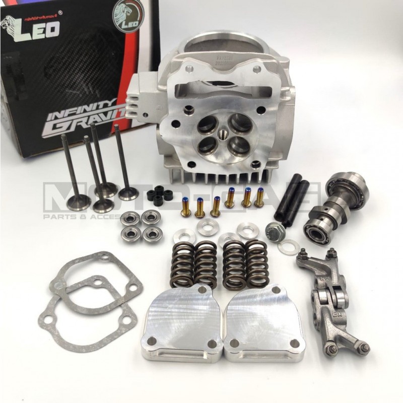 4 Valve Cylinder Head Kit (24in/21ex) - Honda Innova ANF125/Wave 125 (Carburetor)