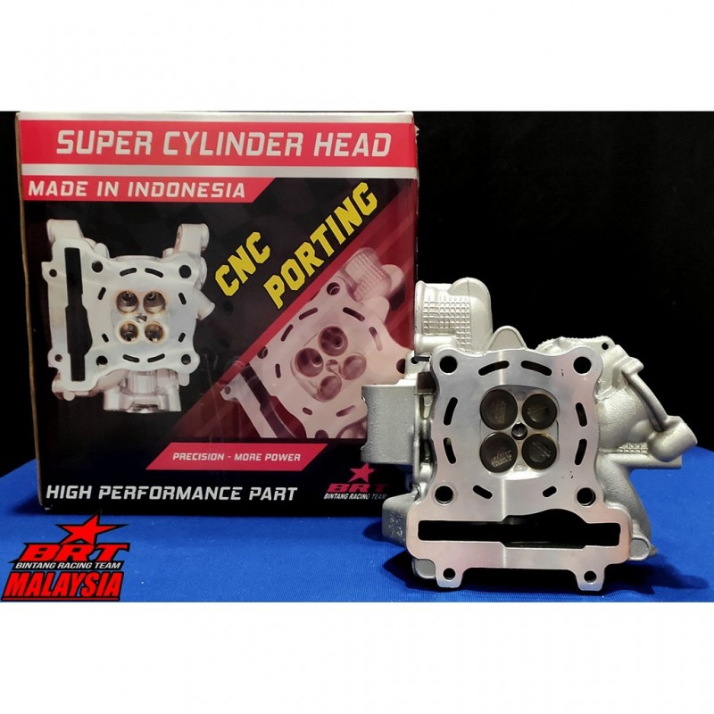 BRT Racing Cylinder Head (21in/19ex) - Yamaha YZF-R15 V1 V2/R125/MT-15/MT-125/Fz150i/Vixion/Y15ZR/Jupiter MX King/T150