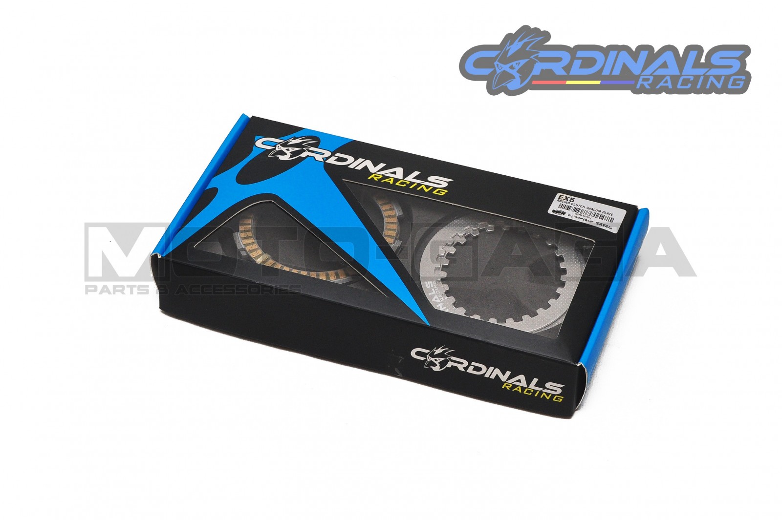 Cardinals Racing Clutch Pads W/Aluminum Friction Plates - Honda Cub C100EX Dream/GN5/EX5/Astrea/Citi/Wave/Supra/Biz 100