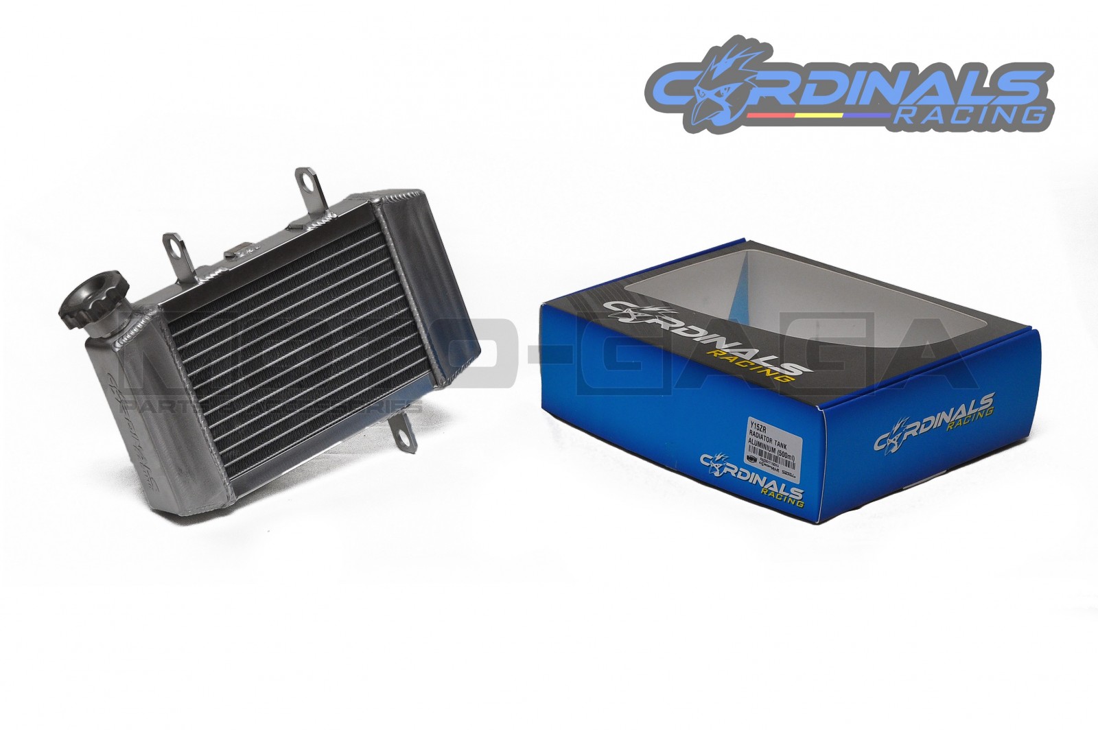 Cardinals Racing Performance Big Aluminum Radiator - Yamaha Y15ZR/Jupiter MX King/Spark/Exciter/Sniper T150