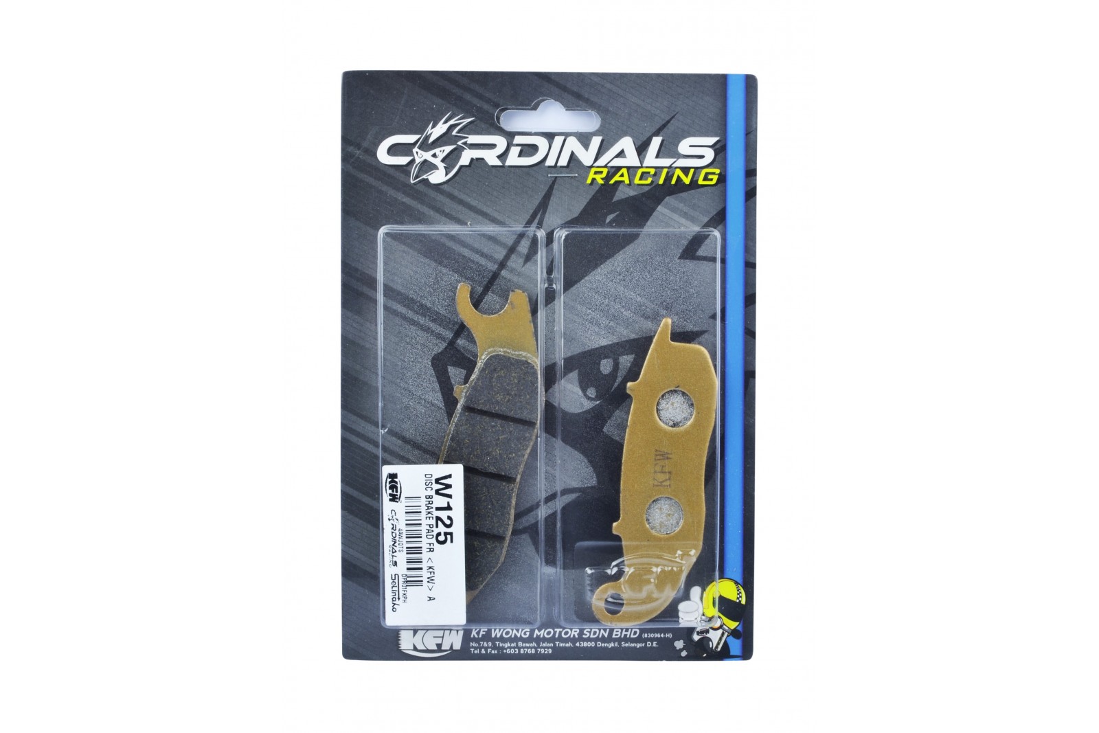 Cardinals Racing Replacement Front Brake Pads - Honda Innova ANF125/Wave 125