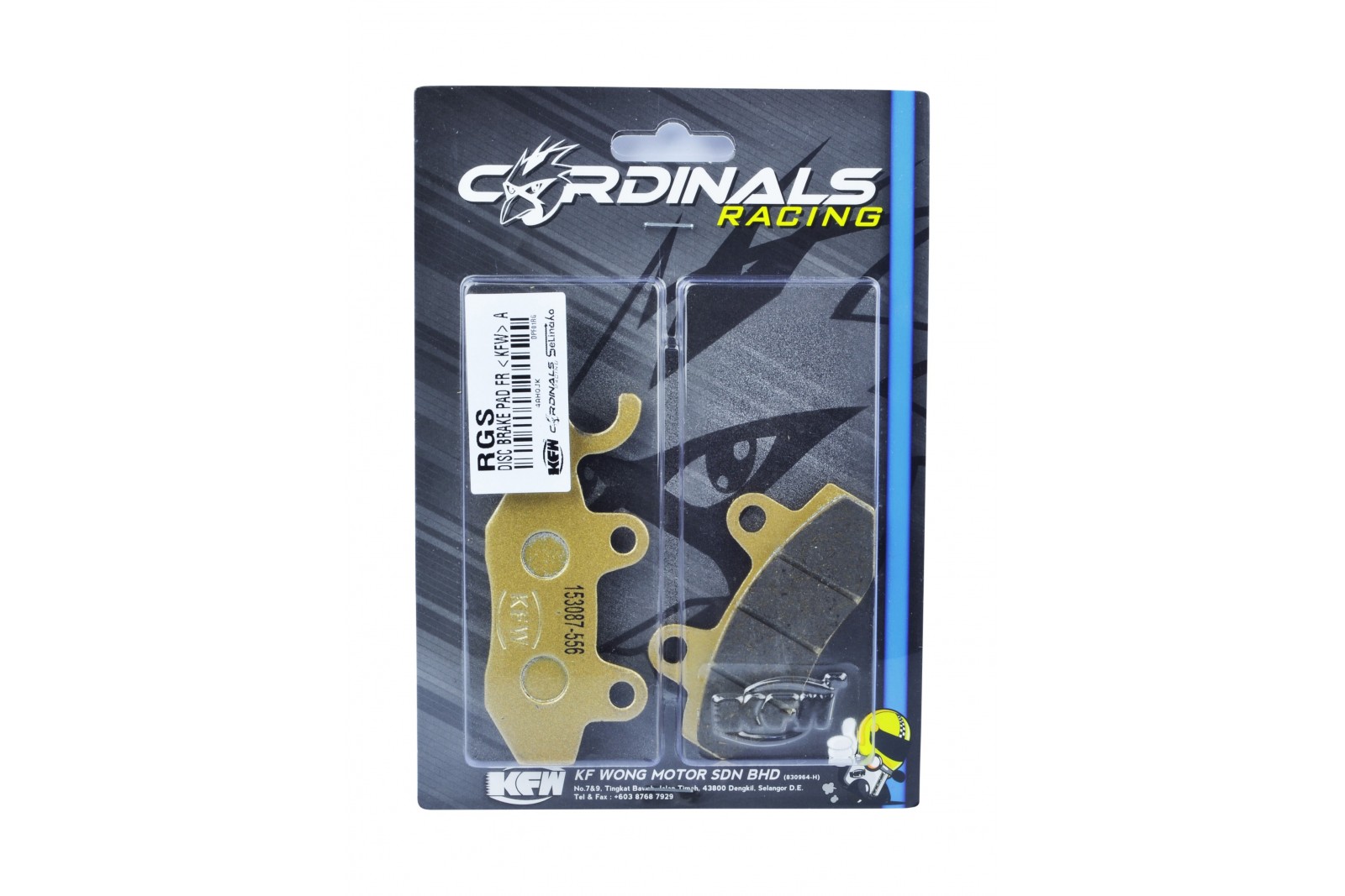 Cardinals Racing Replacement Front Brake Pads - Suzuki Raider 150R/Satria FU150/Belang/FX125