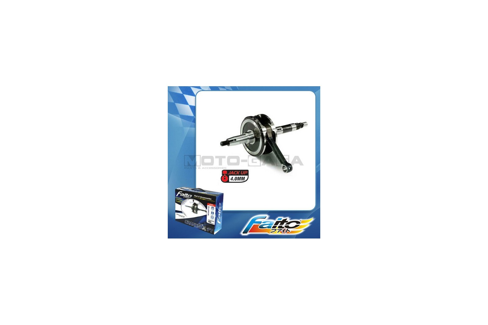 Faito (+4mm) Crankshaft Stroker Kit - Honda Innova ANF/Wave 125/Biz 125