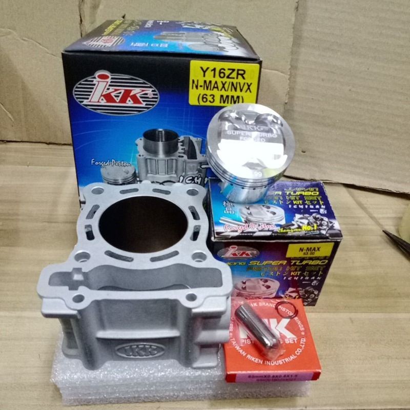 IKK Racing Big Bore Cylinder Kit - 63mm (183cc) - Yamaha R15V3/MT15/Aerox/NVX/NMAX/T155 (VVA)