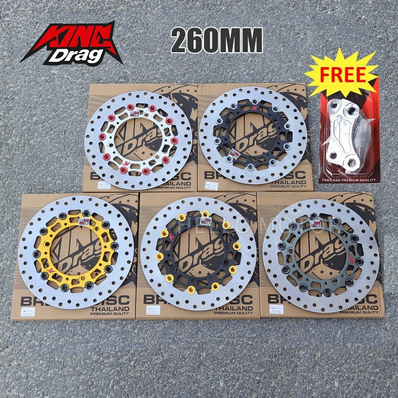 King Drag Alloy Floating Disc 260mm - Yamaha NVX/AEROX/NMAX