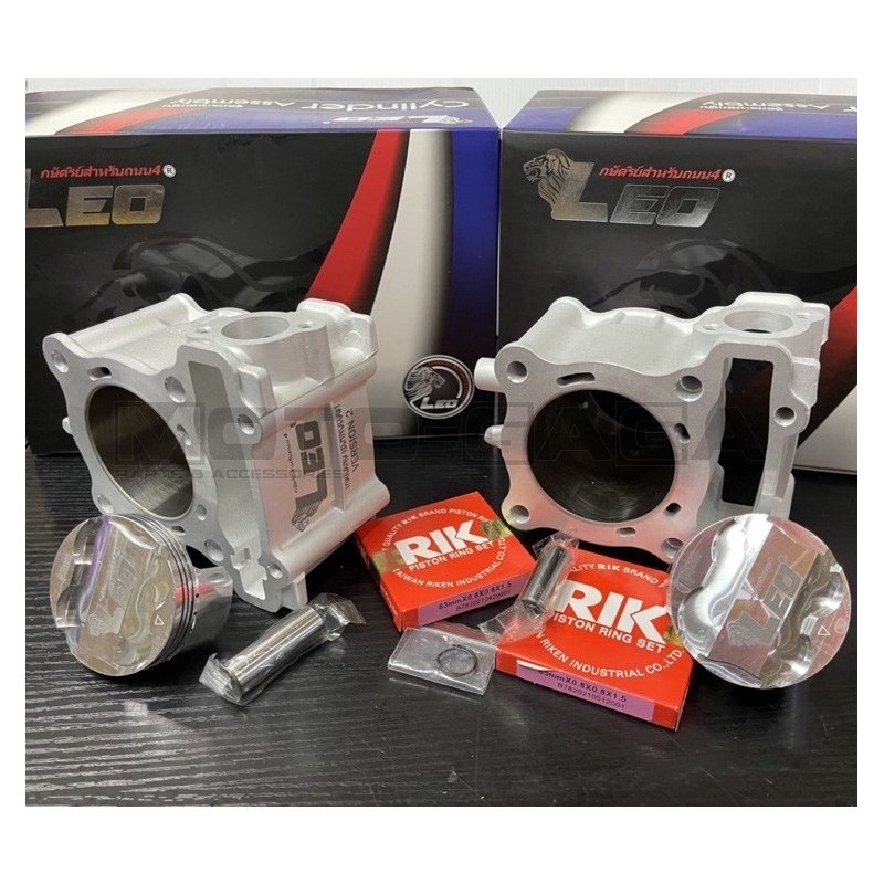Leo Racing Big Bore Cylinder Kit - 63mm (183cc) - Yamaha R15V3/MT15/Aerox/NVX/NMAX/T155 (VVA)