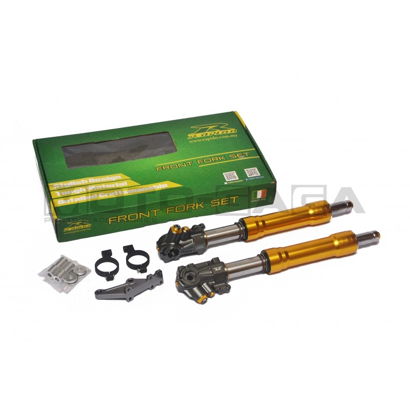 Universal Plug n Play Upside Down Forks (26mm) - Yamaha Y15ZR/LC135/Jupiter MX King/Crypton X/Spark/Exciter/Sniper T150 T135