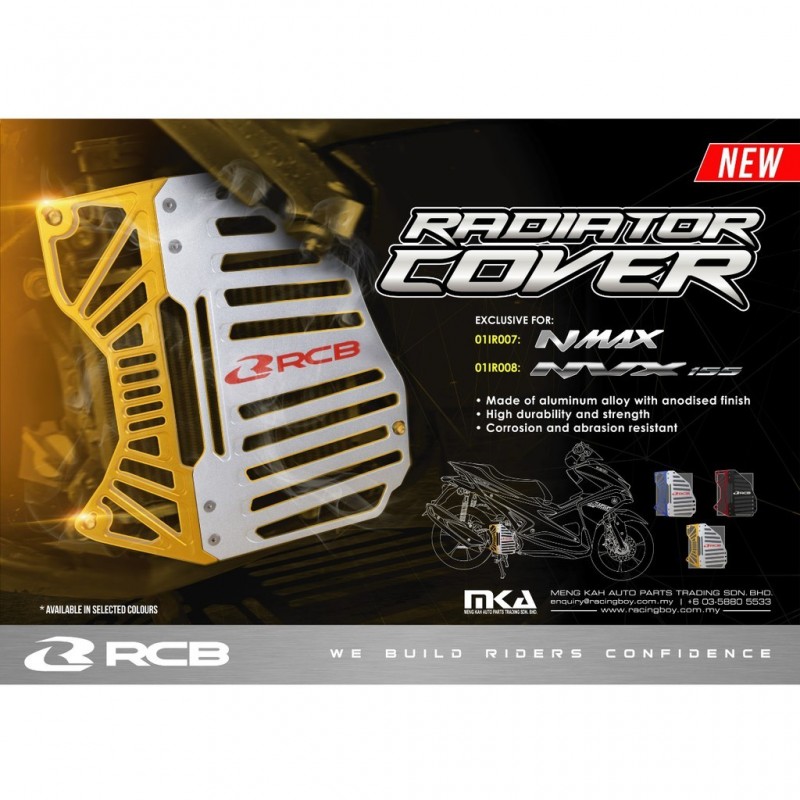Racing Boy Radiator Guard Cover - Yamaha Nmax 155 V1 (2016-2020)