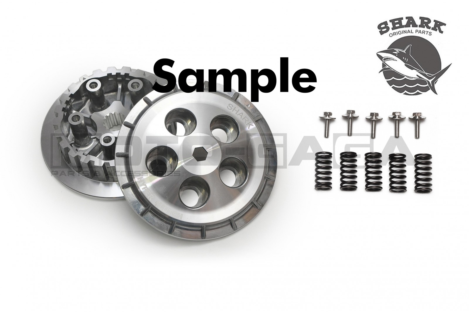 Shark Racing 5 Spring Sports Clutch - Yamaha T135 Jupiter MX/Crypton X/Spark/Exciter/Sniper/LC135 (4-speed)