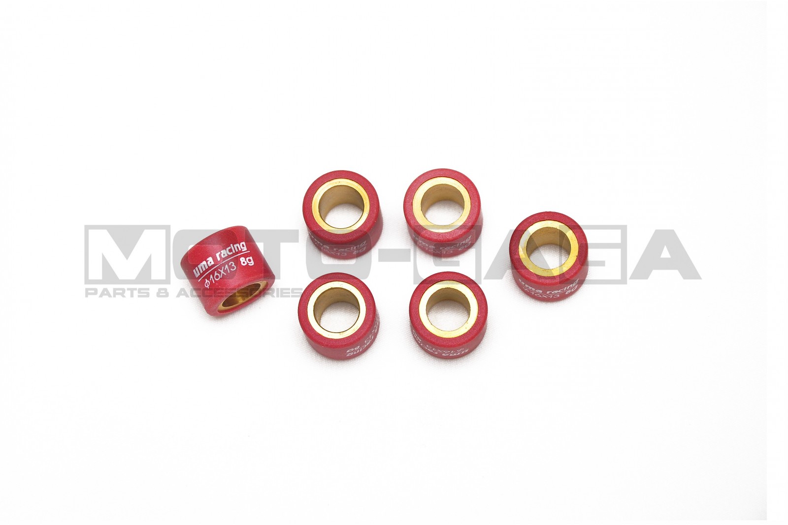 UMA Racing 16x13 Variator Roller Weights - Yamaha Mio/Ego/Luvias/Fino 110/115/125