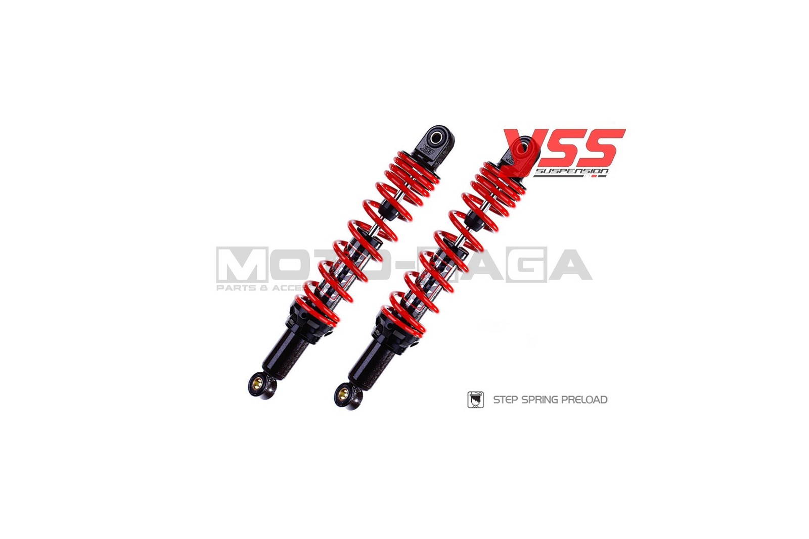 YSS DTG Dual Shock Absorbers (340mm) - Universal/Honda/Yamaha
